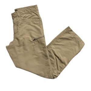The‎ North Face Paramount Peak II Hiking Pants Sz 32 A4J1 Beige Nylon Quick Dry